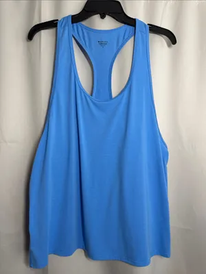Athleta With Ease Sport Racerback Tank Top Cornflower Blue Medium thumbnail 3