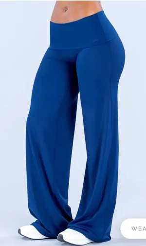 DFYNE Sav Fold Over Wide Leg Pants thumbnail 1