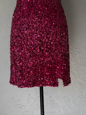 Francesca’s pink sequin dress  thumbnail 7