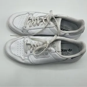 Adidas Continental 80’s Sneaker Size 9.5 White Silver Style EE8925 thumbnail 3