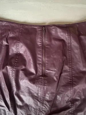 Free People Femme Vegan Leather Mini Skirt Size 8 Size Medium Going Out Skirt thumbnail 8