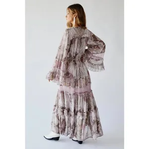 💕FREE PEOPLE💕 Lover to Lover Dress by Bali~ Bohemian Print Small NWOT thumbnail 4