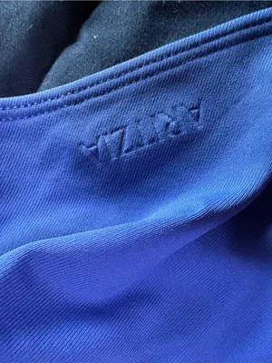 Aritzia Original Contour Headway Square Neck Bodysuit long sleeve Blue XL thumbnail 3