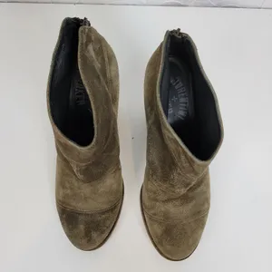 Fiorentini & Baker Womens Boots Size 40 Brown Suede Back Zip Ankle Heels thumbnail 7