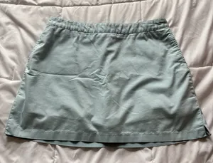 Adidas Golf‎ Tennis Stretch Skirt Skort Womens Size 12 Blue Pockets Logo Active thumbnail 1