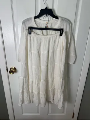 Free People Bright Side Midi Skirt Set in Tofu S/M thumbnail 7