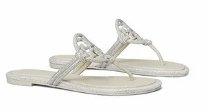 TORY BURCH Women's Miller Knotted Pave Sandal Sz 10 thumbnail 1