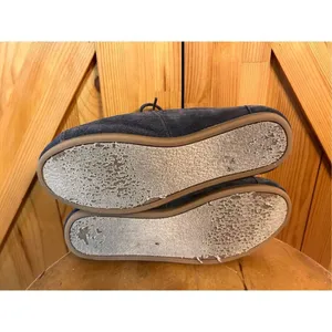 Toms Gray Suede Leather Tribal Trim Ankle Boots Size 7 Read thumbnail 7