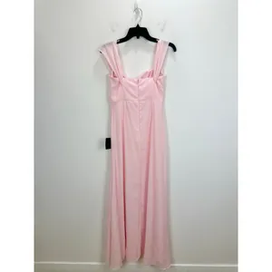 Lulus Magical Magnetism Light Pink Off The Shoulder Maxi Dress Formal Small NWT thumbnail 7