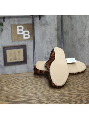 A New Day Mary Jane Ballet Flats with Buckle Strap Leopard Brown Multi 7.5M thumbnail 5