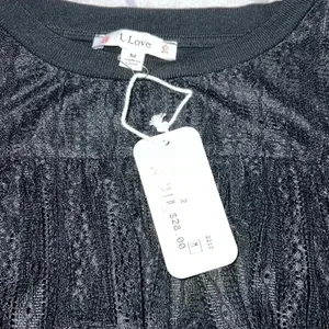 L Love Black Lace Bare Shoulder Blouse NWT 072626 thumbnail 3