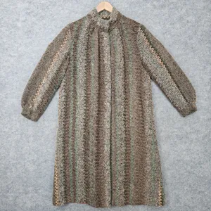 L MJ Seattle Jacket Duster Coat fuzzy boucle mohair boho-chic grannycore Knit thumbnail 3