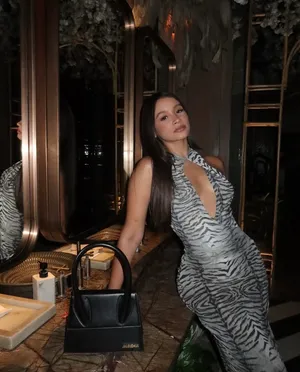 Zara Dress maxi halter mesh bodycon zebra animal print evening date party thumbnail 4