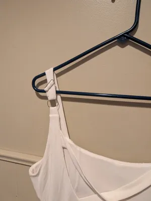 Frankly White Bodysuit Size 2X thumbnail 12