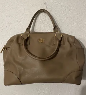 Tory Burch Leather Dome Satchel with Gold Hardware thumbnail 1