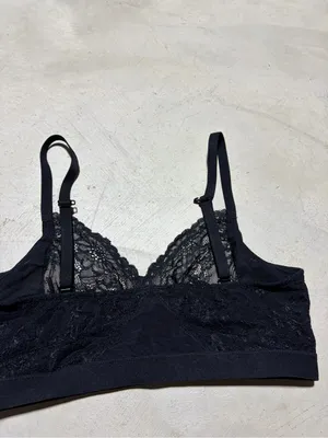 Spanx spotlight on Lace Bralette Black medium thumbnail 7