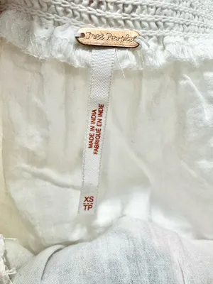 Free People White Off-Shoulder Embroidered Mini Dress Size XS thumbnail 10