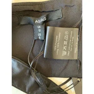 NWT AQ/AQ Skylar Crop Top in‎ Black thumbnail 2