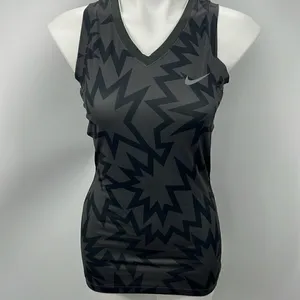 Nike Pro sleeveless black and gray tank size small thumbnail 2