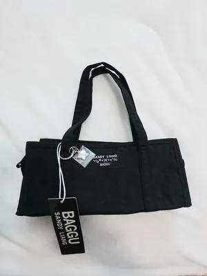 Baggu x Sandy Liang Mini Nylon Market Bag - Black - NWT thumbnail 2