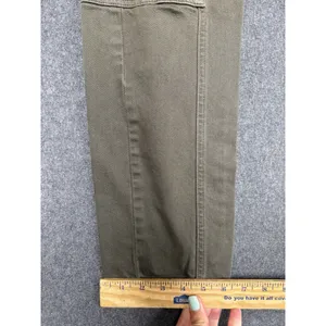 Mint Velvet Khaki Cargo Straight Slim Jeans Women's 8R uk 12R Combat Utility‎ thumbnail 3