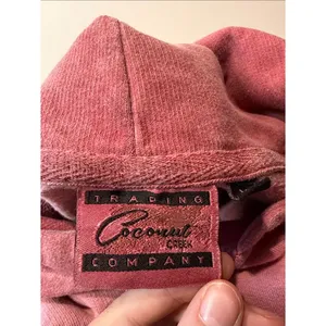 Tybee Island Georgia Athl Dept Hoodie Drawstring Kangaroo Pocket Worn In Ombre L thumbnail 3