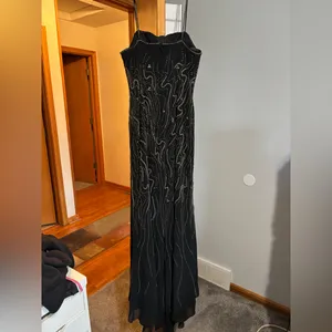 Fiesta Beaded Maxi Dress Black Size M thumbnail 6