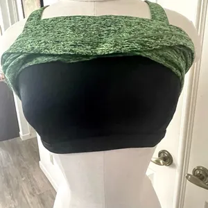 Icyzone green athletic tank with built in bra thumbnail 11