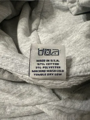 Sporty & Rich Wellness Club Cotton Blend Light Gray Hoodie - Size XL thumbnail 7
