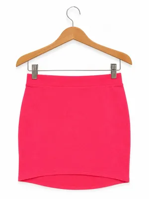 H&M Hot Pink High-Rise Mini Skirt thumbnail 2