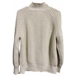 J. Crew‎ Relaxed Rollneck Sweater Linen Women's Size Small thumbnail 2