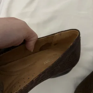 Naturalizer Gisella Loafers 6.5M Brown Metallic Snake Print Buckle Comfort Flats thumbnail 7
