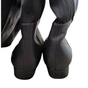 Naturalizer Reese Black Leather Over The Knee Square Toe Side Zip Boots 6M thumbnail 5