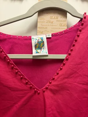 Queen of sparkles top Pink Size XS thumbnail 4