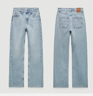 Zara High Rise Straight Leg Jean thumbnail 2