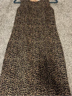J. Crew Leopard Print Midi Dress thumbnail 2