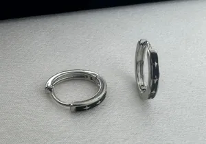 Small Hoop Earrings for Men Women Streetwear Punk Hip Hop Unisex Style thumbnail 2