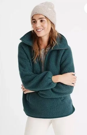 Polartec Fleece Half-Zip Madewell Jacket thumbnail 2