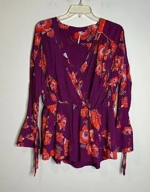 Free People Tuscan Dreams long sleeve tunic thumbnail 1