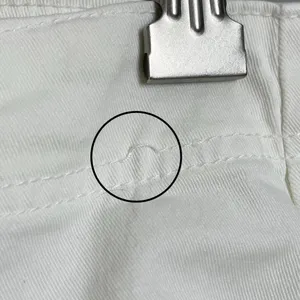 Frame Trapunto Moto Pants Joggers White Zipper Ankle Seam Details Women Size‎ 25 thumbnail 8