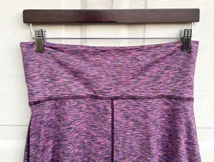 PrAna Womens Skort Purple Space Dye Leanne Performance Fold Over Waist Small thumbnail 5