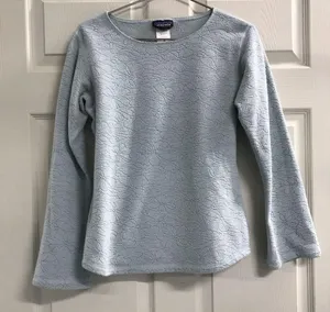Patagonia Synchilla Light Blue Fleece - Medium EUC thumbnail 1