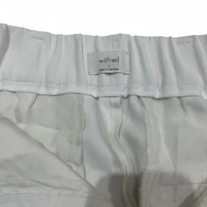 Aritzia Wilfred White High-Waisted Pleated Trousers thumbnail 7