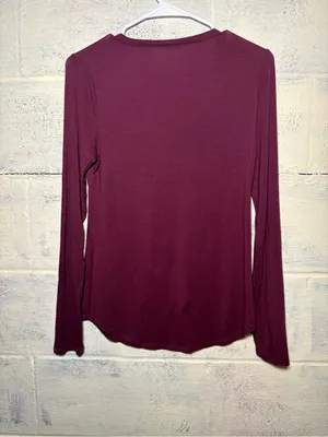 Athleta Nighttime Bliss Sleep Top Deep Burgundy XS thumbnail 6