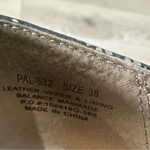 ALEGRIA BY‎ PG LITE BLACK & SILVER METALLIC MARY JANES Sz 38 EU PAL-532 8/8.5 US thumbnail 5