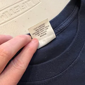 Guess Vintage Blue 100% Cotton USA Oversized Short Sleeve T Shirt Size Large thumbnail 6
