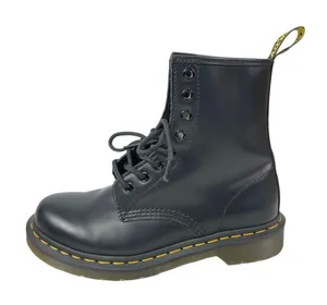 NEW Dr. Martens 1460 Womens Black Leather Round Toe Lace Up Combat Ankle Boots 7 thumbnail 1