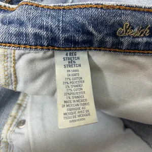 American Eagle Outfitters Y2K Stretch‎ Skinny Flare Light Blue Jeans Size 4 thumbnail 8