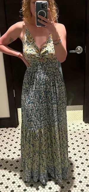 Angie Maxi Dress Floral thumbnail 1
