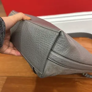 Coach‎ Gray Marlon Hobo Leather Women's Bag thumbnail 4